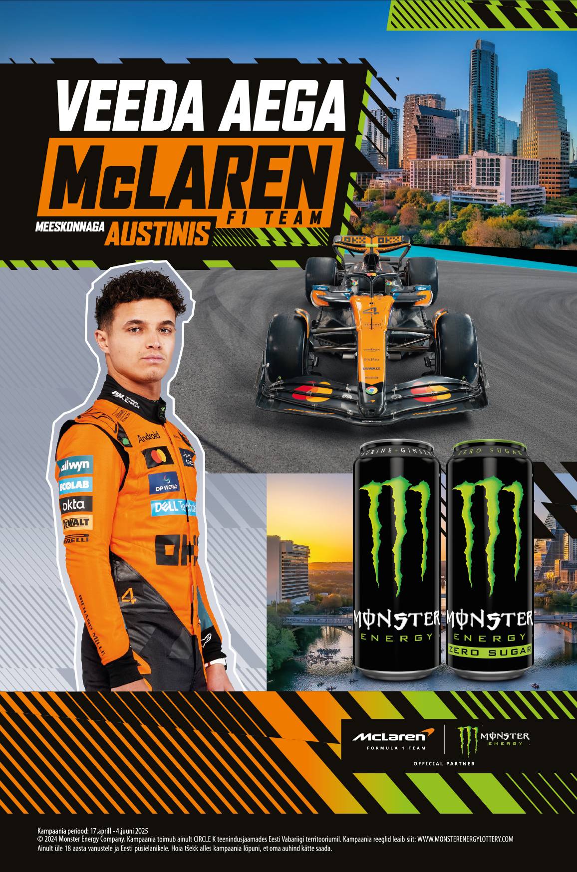 Veeda aega McLaren meeskonnaga Austinis!